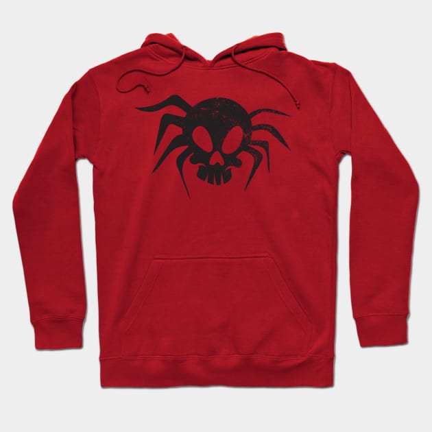 Skull Spider Legs Hoodie by Jess Adams